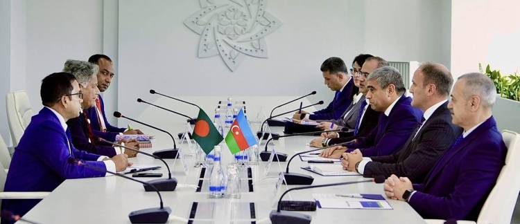 শ্রম ও কর্মসংস্থান উপদেষ্টার সাথে আজারবাইজান প্রজাতন্ত্রের শ্রম ও সামাজিক সুরক্ষা মন্ত্রীর বৈঠক