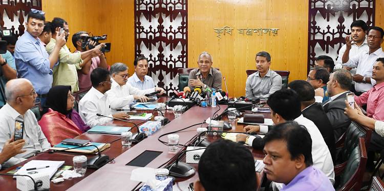 আমন ধানের বাম্পার ফলন আশা করছেন কৃষি উপদেষ্টা