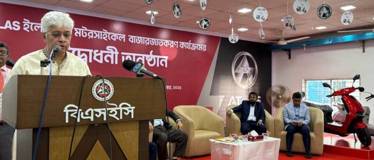 এটলাস ইলেকট্রিক স্কুটার সবুজ ও টেকসই শহর গঠনের প্রতিশ্রুতি -শিল্প উপদেষ্টা