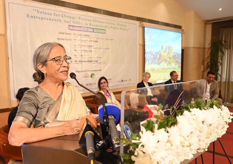 জলবায়ু ঝুঁকি মোকাবিলায় নারী উদ্যোক্তাদের জন্য অতিরিক্ত অর্থায়ন প্রয়োজন -মৎস্য ও প্রাণিসম্পদ উপদেষ্টা