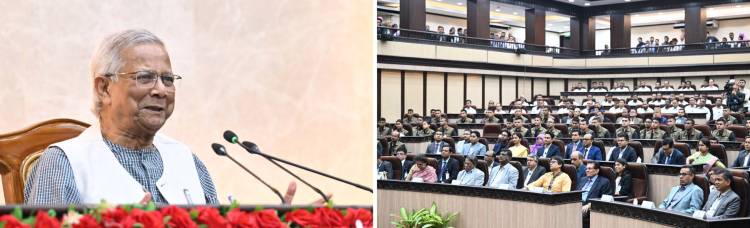 কর্মকর্তা ও কর্মচারীদের উদ্দেশ্যে বিদায়ী ভাষণ দিলেন প্রধান উপদেষ্টা