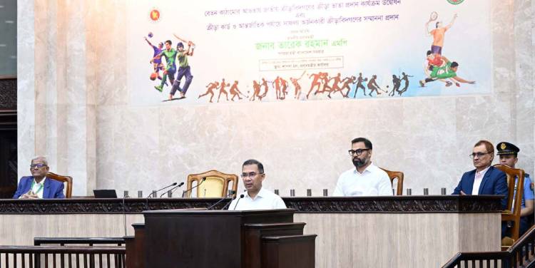  খেলোয়াড়দের প্রতি আহ্বান প্রধানমন্ত্রীর কোনো রাজনৈতিক দলের সদস্য হবেন না