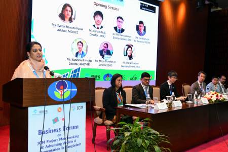 জাপান-বাংলাদেশ সহযোগিতায় কার্বন মার্কেট প্রস্তুতি ত্বরান্বিত হবে বেসরকারি খাতকে নেতৃত্ব দেওয়ার আহ্বান পরিবেশ উপদেষ্টার