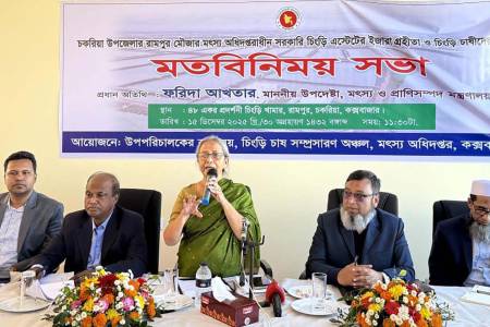 নিরাপদ চিংড়ি উৎপাদন নিশ্চিত করা জরুরি-মৎস্য ও প্রাণিসম্পদ উপদেষ্টা