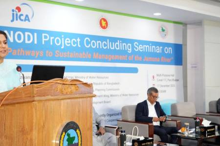 যমুনা নদী ব্যবস্থাপনায় টেকসই নদী শাসন ও বন্যা নিয়ন্ত্রণে পরিকল্পনা নিতে হবে -সৈয়দা  রিজওয়ানা হাসান