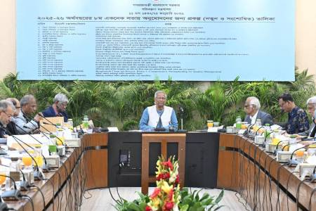 একনেক সভায় ৪৫ হাজার ১৯১ কোটি টাকার ২৫ প্রকল্প অনুমোদন