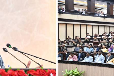 কর্মকর্তা ও কর্মচারীদের উদ্দেশ্যে বিদায়ী ভাষণ দিলেন প্রধান উপদেষ্টা