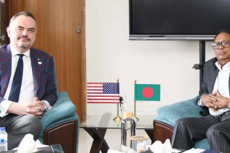 ডাক, টেলিযোগাযোগ ও তথ্যপ্রযুক্তি মন্ত্রীর সাথে যুক্তরাষ্ট্রের রাষ্ট্রদূতের সাক্ষাৎ