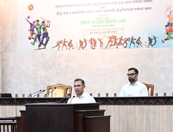  খেলোয়াড়দের প্রতি আহ্বান প্রধানমন্ত্রীর কোনো রাজনৈতিক দলের সদস্য হবেন না