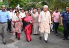 কুমুদিনী ওয়েলফেয়ার ট্রাস্ট ও পূজামণ্ডপ পরিদর্শন করলেন তিন উপদেষ্টা